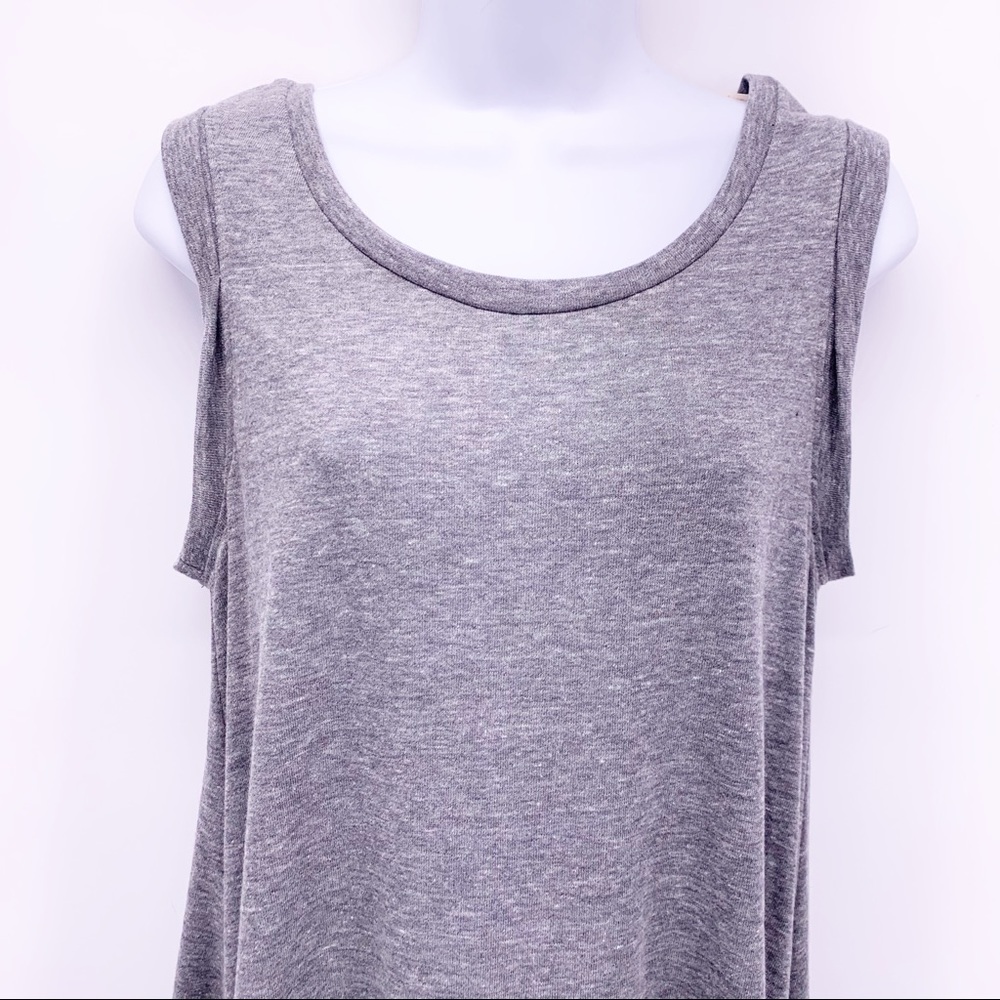 NEW Alternative Apparel Gray Casual Summer Dress Size Large - Picture 2 of 10